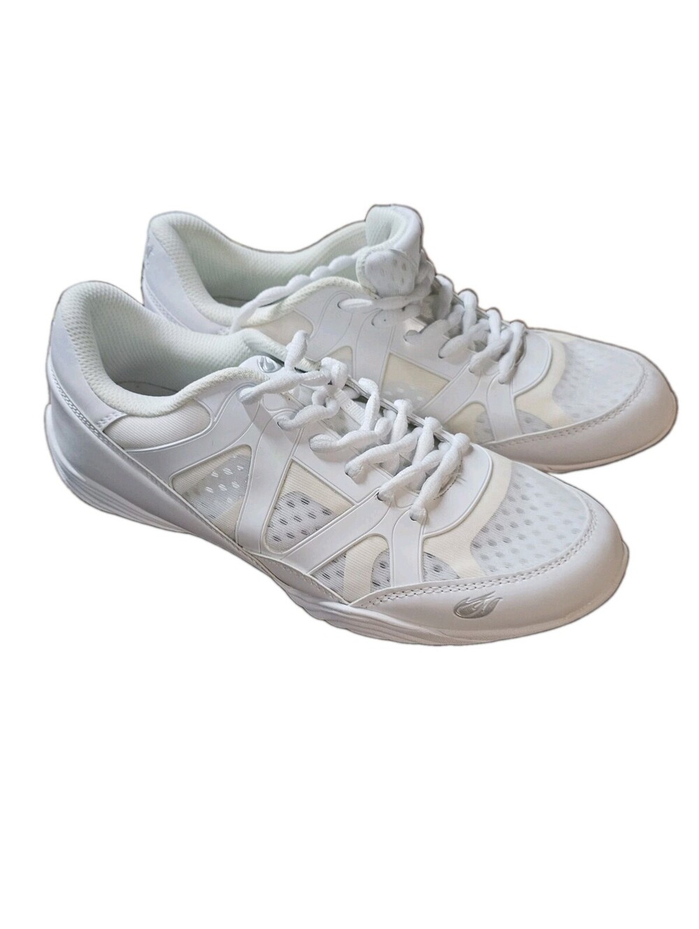 Eight Count Elevate E8119 White Cheer Shoes Women's Size 9.5 US NWOB Refkective